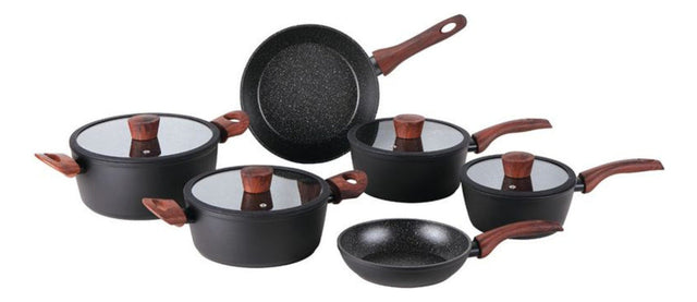 Jogo Panelas Brinox Ceramic Life 6 Peças Sirius Inducao