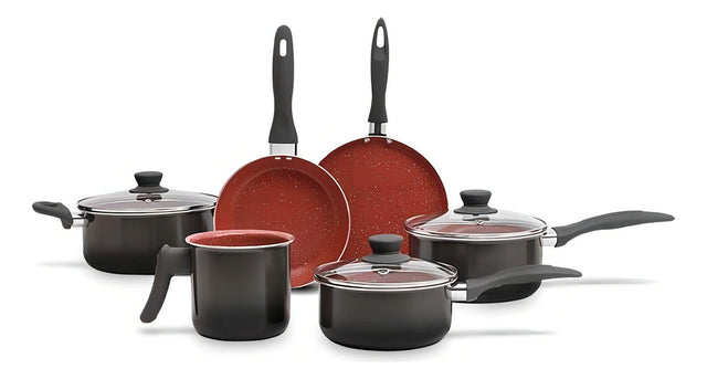 Jogo De 6 Panelas Cerâmicas Antiaderente Life Easy Brinox Cor Valor customizado