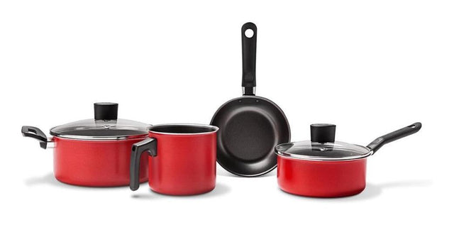 Jogo De Panelas 4 Peças Garlic - Vermelho- Brinox Cor Vermelho